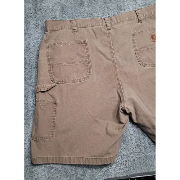 Berne Shorts Mens Sz 46 Denim Blue Jeans Cargo Workwear Utility Hunting Outdoor - Picture 10 of 13